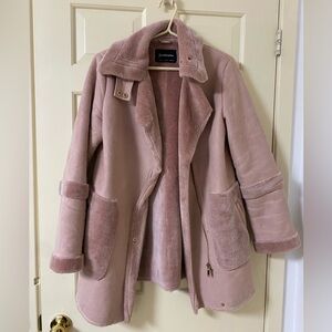 Stradivarius Pink Fuzzy Jacket